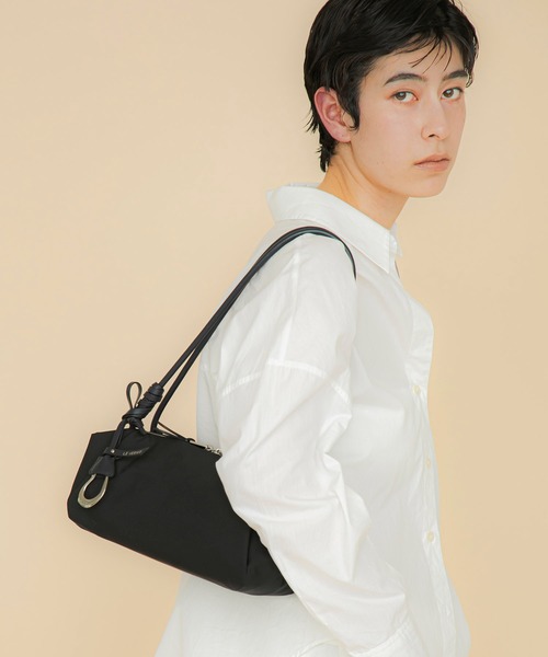 ショルダーバッグ バッグ 「LE VERNIS」 Marshmallow boston bag (Fabric) レディースの画像