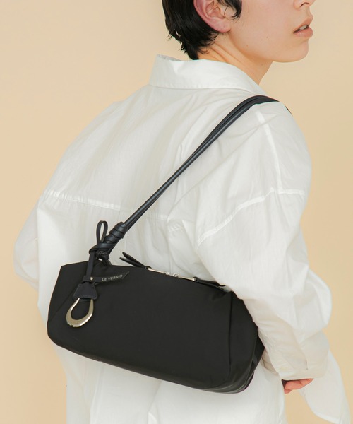 ショルダーバッグ バッグ 「LE VERNIS」 Marshmallow boston bag (Fabric) レディースの画像