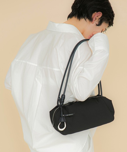 ショルダーバッグ バッグ 「LE VERNIS」 Marshmallow boston bag (Fabric) レディースの画像