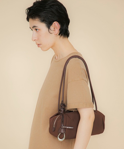 ショルダーバッグ バッグ 「LE VERNIS」 Marshmallow boston bag (Fabric) レディースの画像