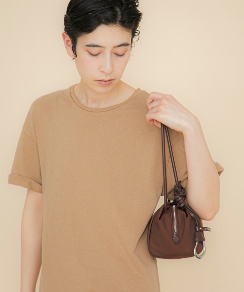ショルダーバッグ バッグ 「LE VERNIS」 Marshmallow boston bag (Fabric) レディースの画像