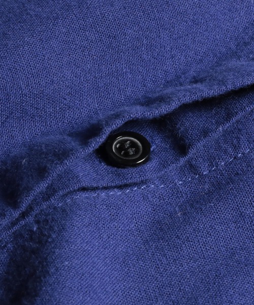 「soulberry」 シャツワンピース 4L ブルー レディース_画像10