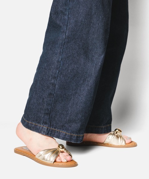 STEVE MADDEN（スティーブ・マデン） サンダル ミュール ギャザー