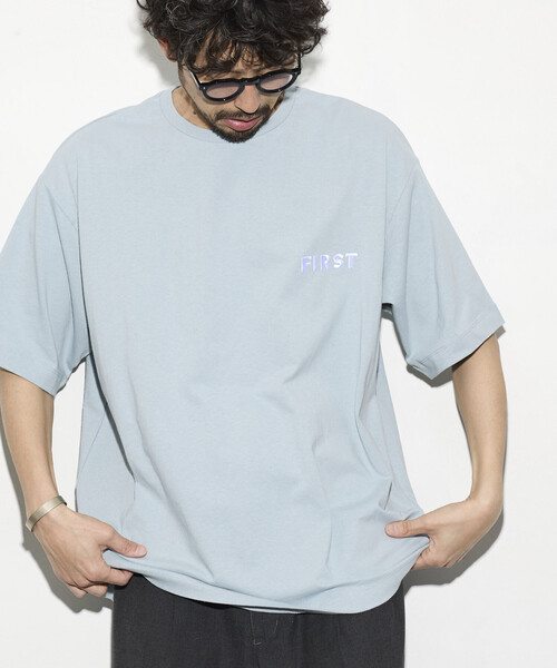Firsthand（ファーストハンド） tシャツ 6オンス フロントロゴ 刺繍