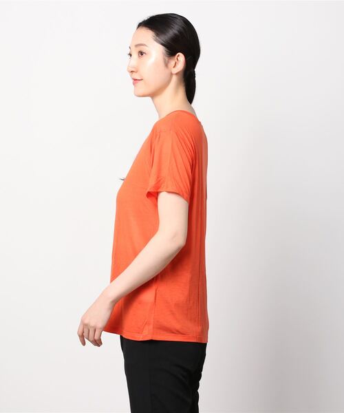 「BASERANGE」 半袖Tシャツ X-SMALL ロイヤルブルー レディース_画像3