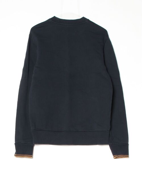 「FRED PERRY」 スウェットカットソー M ネイビー レディース_画像2