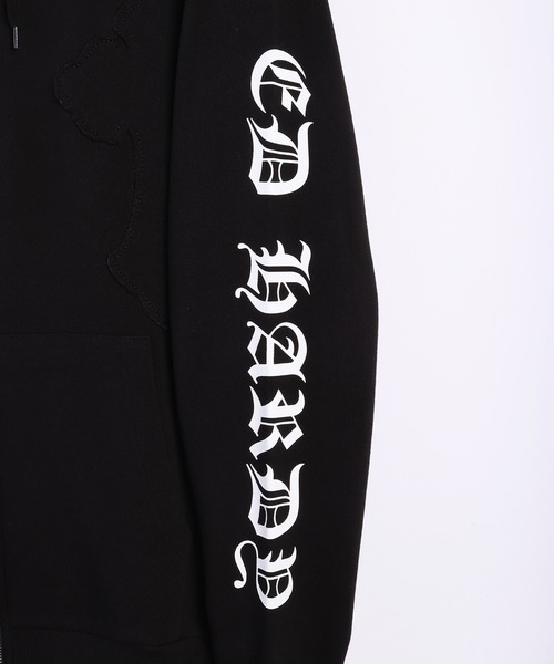 「Ed Hardy」 ジップアップパーカー M グレー系その他 メンズ_画像4