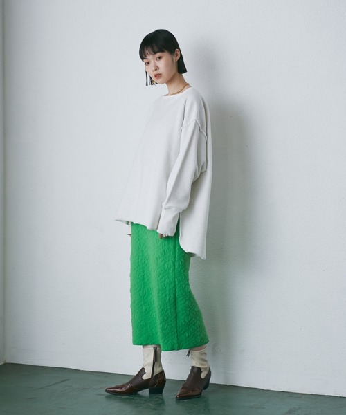 「ROSE BUD」 長袖カットソー FREE ブルー レディース_画像3