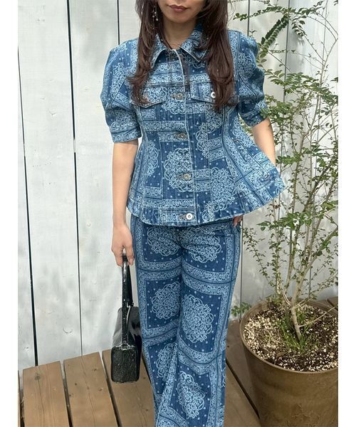 LILY BROWN（リリーブラウン） デニムジャケット gジャン ハーフ