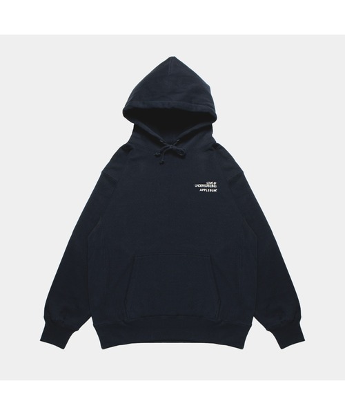 「APPLEBUM」 プルオーバーパーカー - ネイビー メンズ_画像2