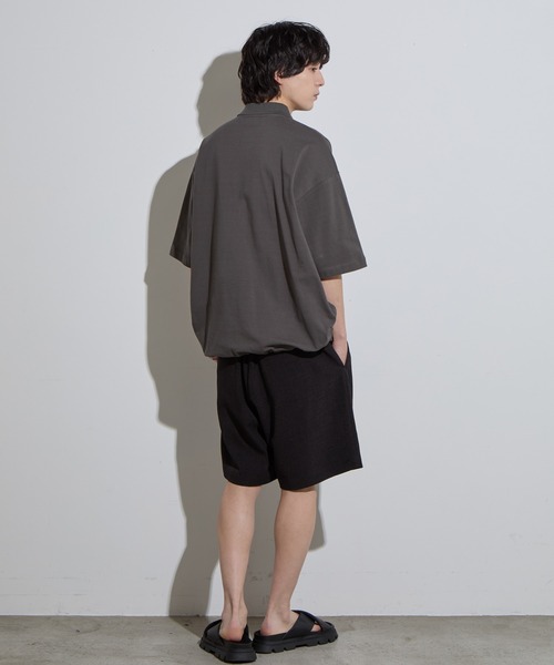 「SLICK」 半袖ポロシャツ 1 ブラック メンズ_画像8