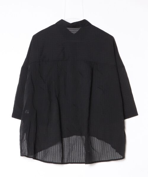 「quaranciel」 7分袖シャツ ONE SIZE ブラック レディース_画像2
