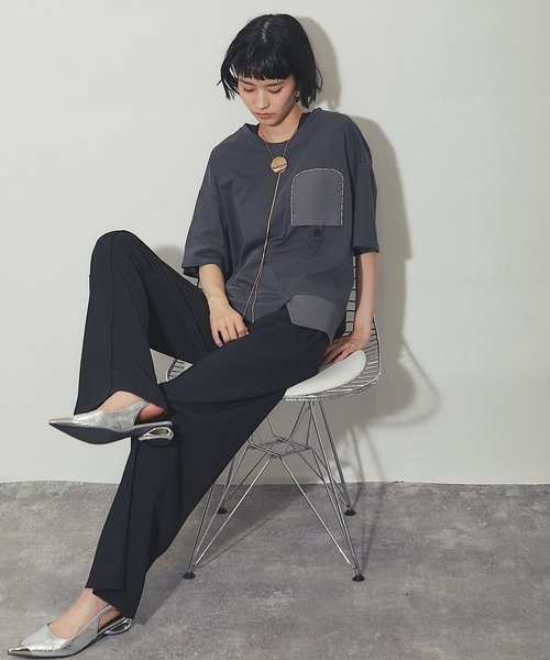 tシャツ 異素材切り替えTシャツ レディース | ブランド登録なし | 11