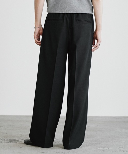 WYM LIDNM スラックス SEMI WIDE STRAIGHT CLASSIC SLACKS メンズ