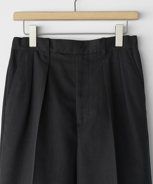 WYM LIDNM スラックス SEMI WIDE STRAIGHT CLASSIC SLACKS メンズ