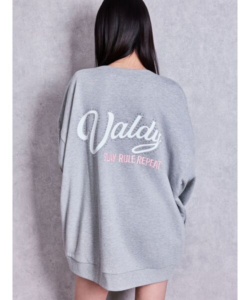 GYDA（ジェイダ） トレーナー スウェット Valdy studded bijou 