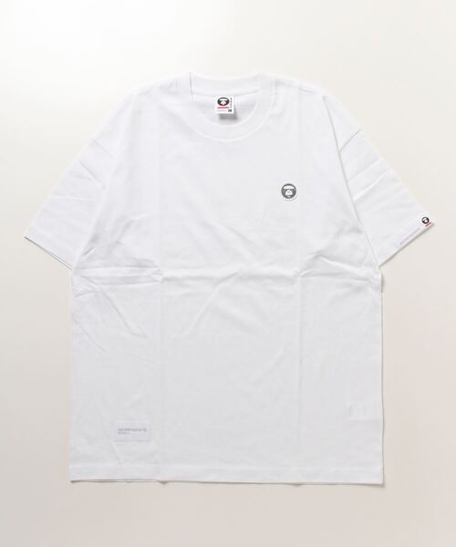 「AAPE BY A BATHING APE」 半袖Tシャツ MEDIUM ホワイト メンズ_画像2