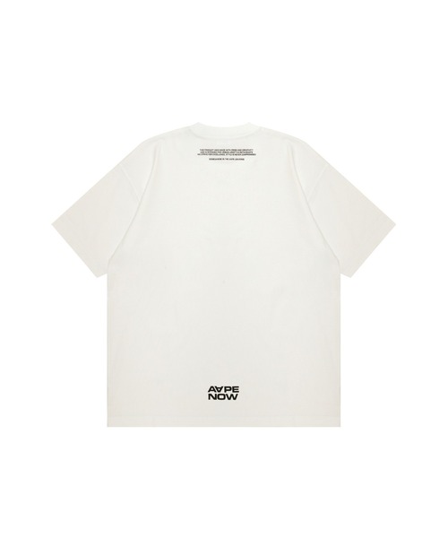 「AAPE BY A BATHING APE」 半袖Tシャツ MEDIUM ホワイト メンズ_画像3