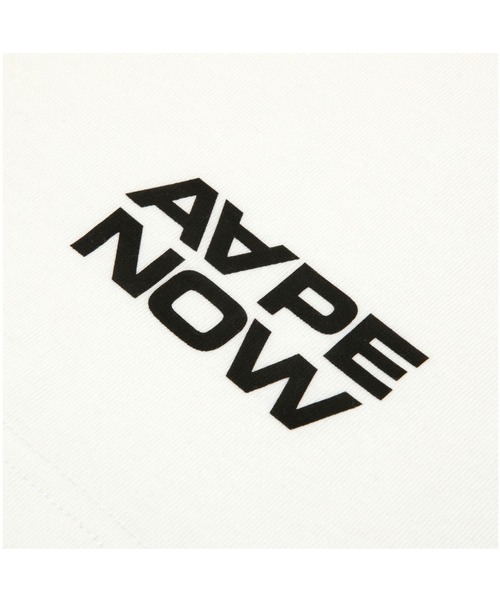 「AAPE BY A BATHING APE」 半袖Tシャツ MEDIUM ホワイト メンズ_画像4