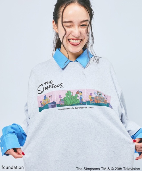 niko and…（ニコアンド） tシャツ 半袖 「THE SIMPSONS / シンプソンズ