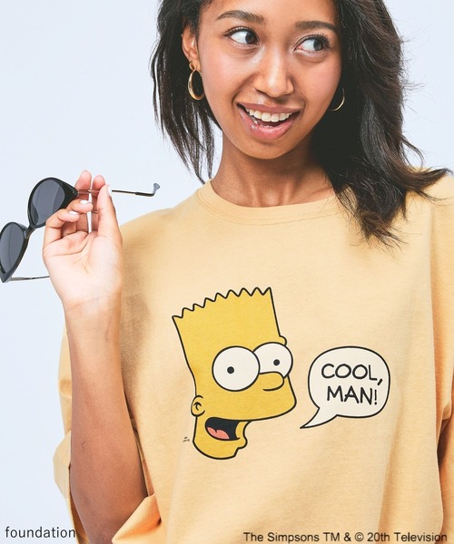 niko and…（ニコアンド） tシャツ 半袖 「THE SIMPSONS / シンプソンズ