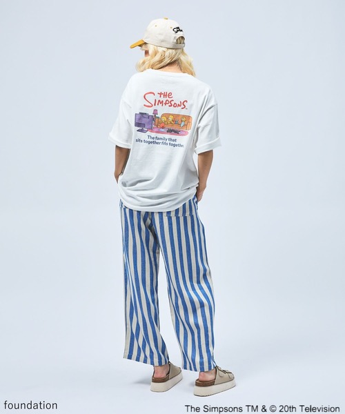 niko and…（ニコアンド） tシャツ 半袖 「THE SIMPSONS / シンプソンズ
