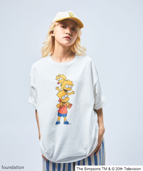 niko and…（ニコアンド） tシャツ 半袖 「THE SIMPSONS / シンプソンズ