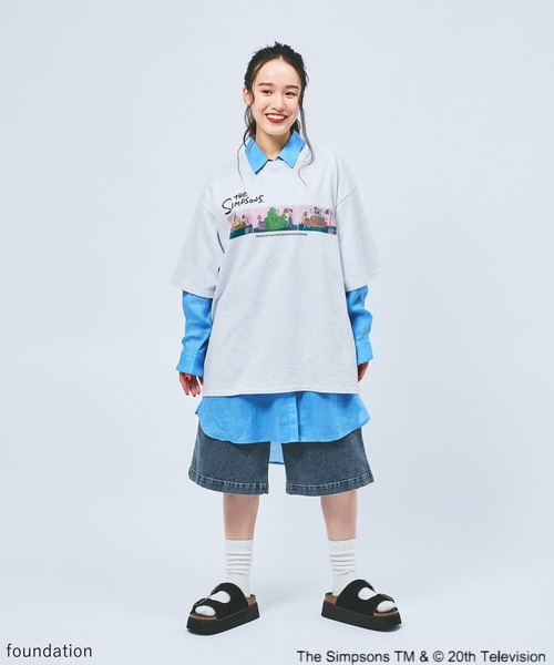 niko and…（ニコアンド） tシャツ 半袖 「THE SIMPSONS / シンプソンズ