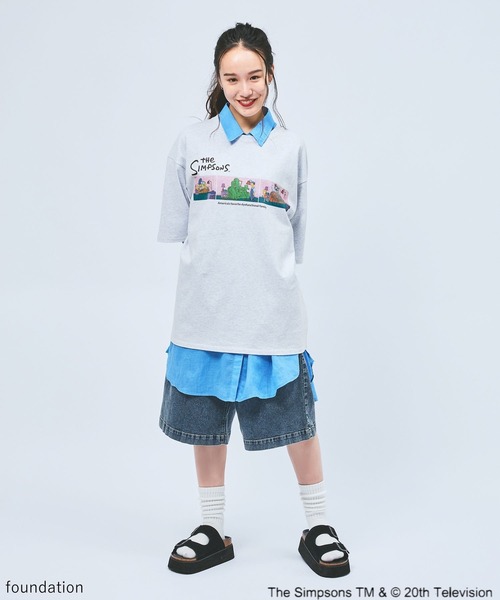niko and…（ニコアンド） tシャツ 半袖 「THE SIMPSONS / シンプソンズ