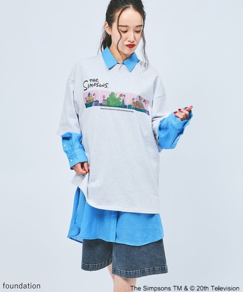 niko and…（ニコアンド） tシャツ 半袖 「THE SIMPSONS / シンプソンズ
