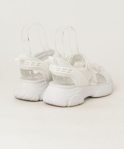 「algy」 「KIDS」フラットサンダル 24.0cm ホワイト キッズ_画像2