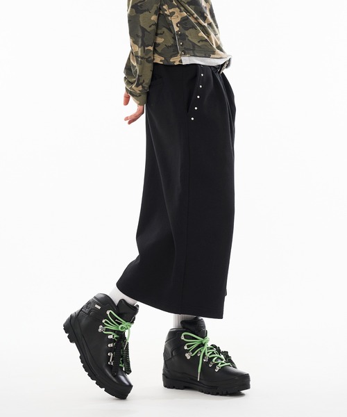「WISH FOR EVER」 クロップドパンツ SMALL グレー メンズ_画像2