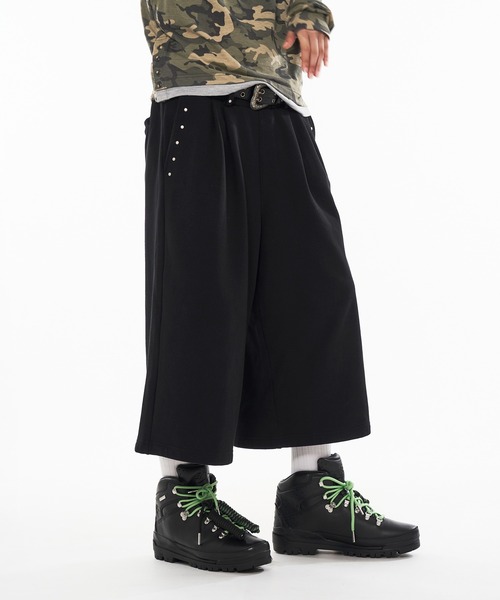 「WISH FOR EVER」 クロップドパンツ SMALL グレー メンズ_画像3