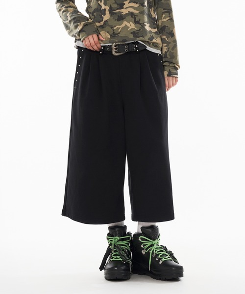 「WISH FOR EVER」 クロップドパンツ SMALL グレー メンズ_画像8