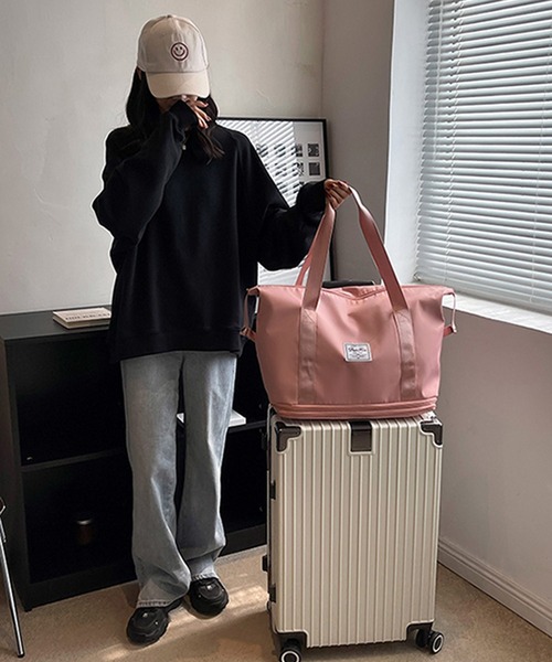 「shopnikoniko」 ボストンバッグ フリー ブラック レディース_画像6