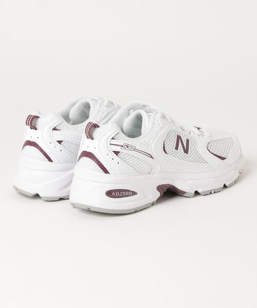 「New Balance」 ローカットスニーカー 25.5cm ホワイト系その他2 レディース_画像2