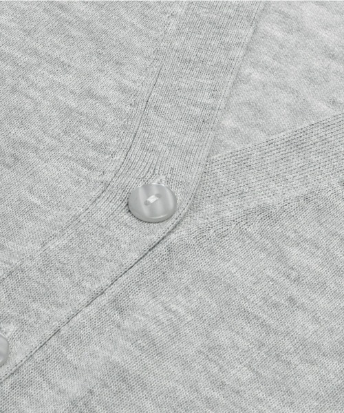 「TOKYO SHIRTS」 ニットカーディガン M トップグレー レディース_画像9