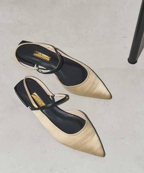 「GRISE」 フラットサンダル 23cm シルバー レディース_画像4