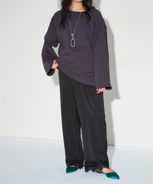 「GRISE」 フラットサンダル 23cm シルバー レディース_画像9