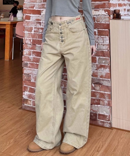 「FreeZone」 カーゴパンツ S ベージュ メンズ_画像9