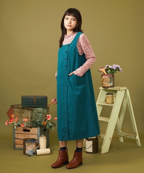 Jocomomola（ホコモモラ） tシャツ 「日本製」Difuminado フラワー