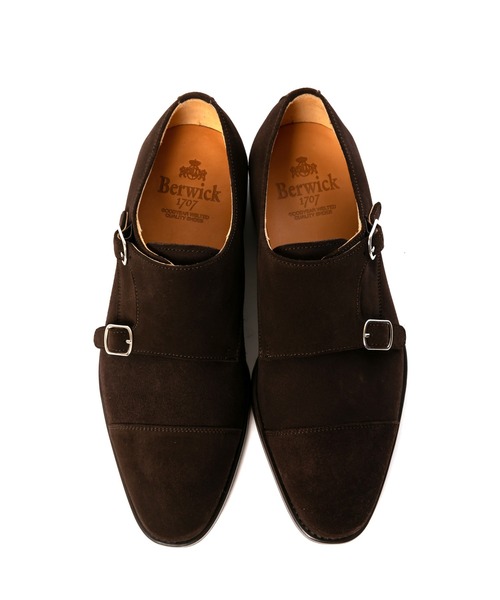 ビジネスシューズ Berwick バーウィック ダブルモンク 5212 レザー