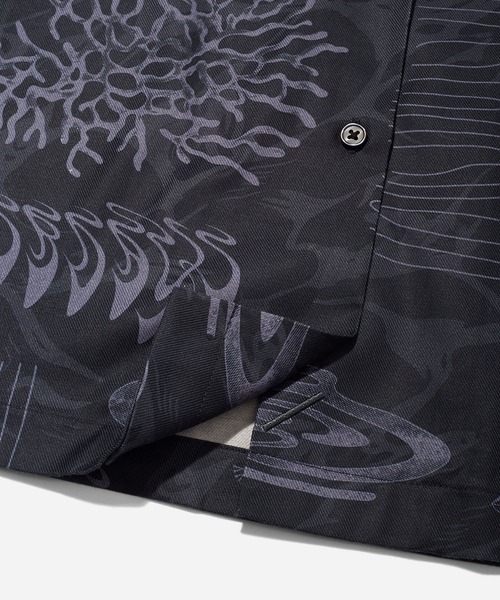 ブラウス シャツ Dani Diatoms Camp Collar Shirt レディース Saturdays NYC ブラウス シャツ Dani Diatoms Camp Collar Shirt