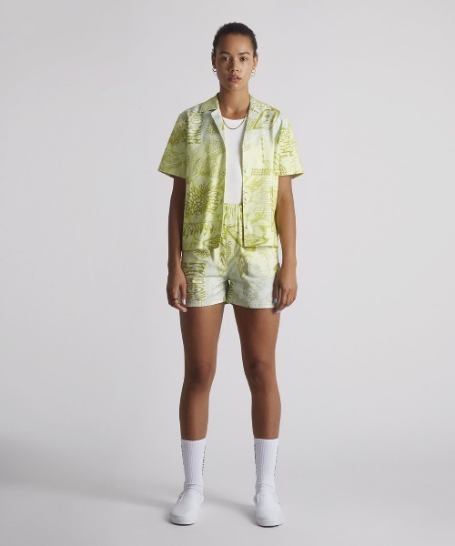 Saturdays NYC ブラウス シャツ Dani Diatoms Camp Collar Shirt
