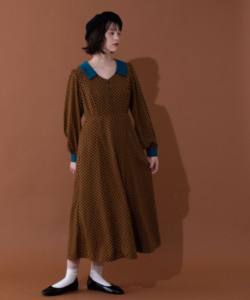 ビンテージ ワンピース Paypayモール店 通販 Paypayモール Charming Classical Onepiece 小花柄 クラシカルワンピース Zozotown