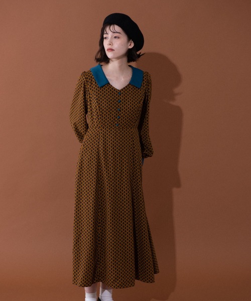 ビンテージ ワンピース Paypayモール店 通販 Paypayモール Charming Classical Onepiece 小花柄 クラシカルワンピース Zozotown