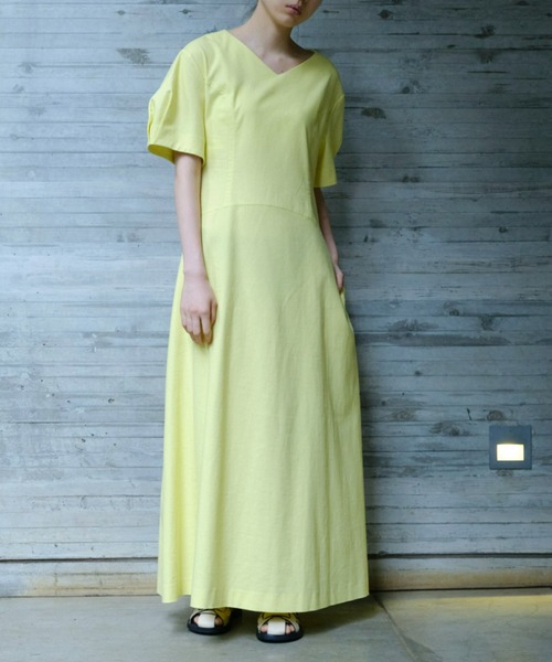 ワンピース バックリボンマキシドレス / Back Ribbon Maxi Dress バックリボンマキシドレス Back Ribbon Maxi LE CIEL