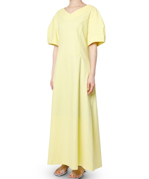 ワンピース バックリボンマキシドレス / Back Ribbon Maxi Dress バックリボンマキシドレス Back Ribbon Maxi LE CIEL