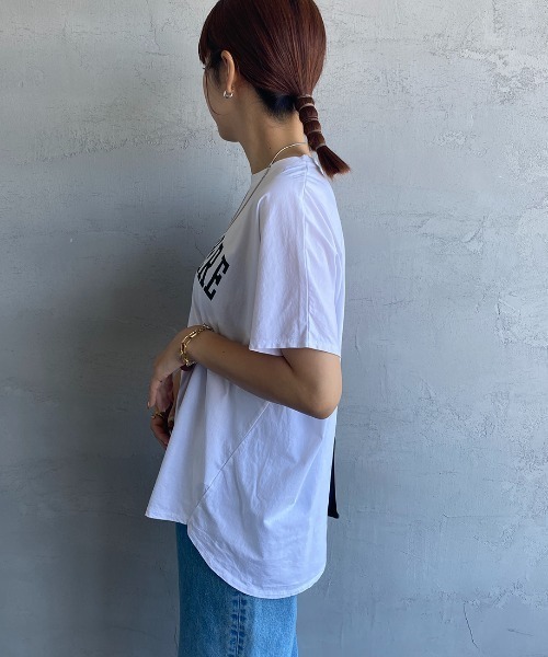 MICA&DEAL（マイカアンドディール） tシャツ Tシャツ ELSEWHERE ロゴ