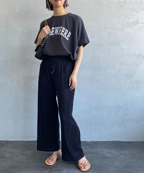 MICA&DEAL（マイカアンドディール） tシャツ Tシャツ ELSEWHERE ロゴ
